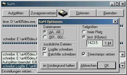 [SaM Windows - Screenshot]